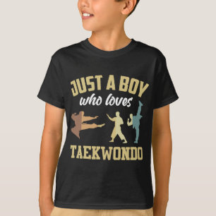Taekwondo  Funny Boys Martial Arts Taekwondo T-Shirt