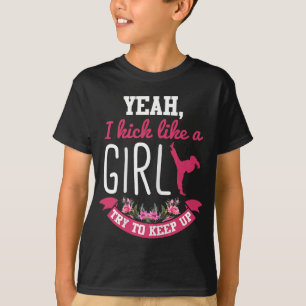 Taekwondo Funny Girls Taekwondo Lover Martial Arts T-Shirt