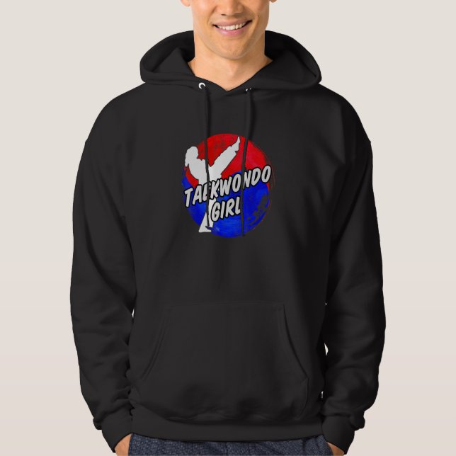 Taekwondo Girl Hoodie (Front)