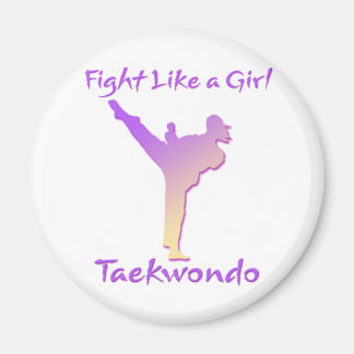 Taekwondo Girl Magnet