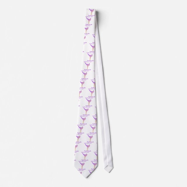 Taekwondo Girl Tie (Front)