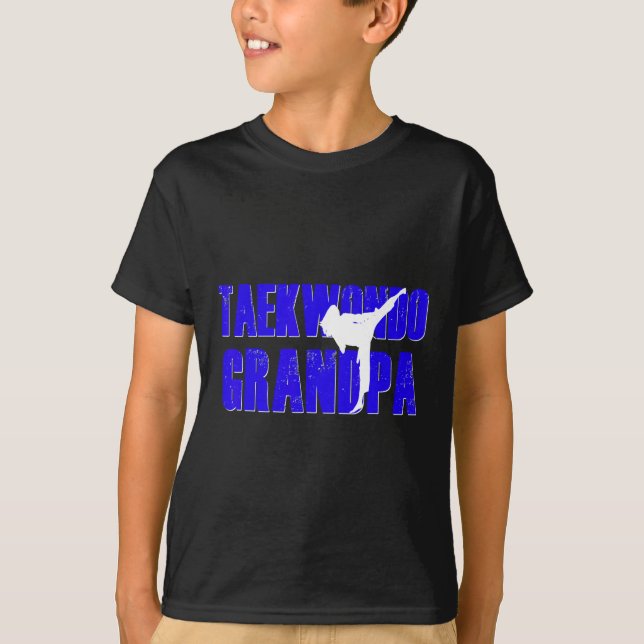 Taekwondo Grandpa Papa Shirt Tae Kwon Do Girl Gran (Front)