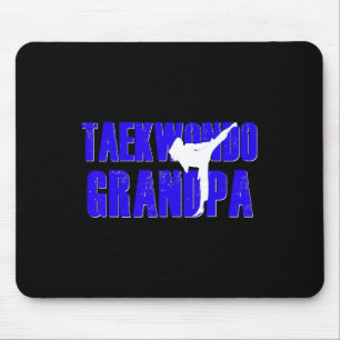 Taekwondo Grandpa Papa Shirt Tae Kwon Do Girl Gran Mouse Mat