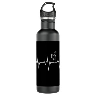 taekwondo heart beat korea martial art Graphic T S 710 Ml Water Bottle