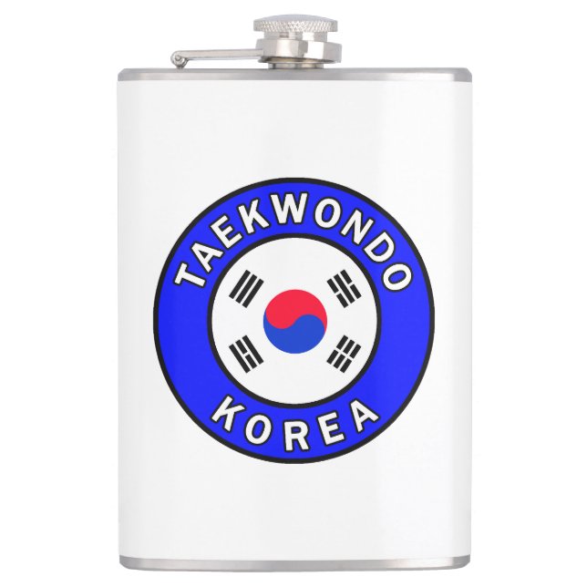 Taekwondo Hip Flask (Front)