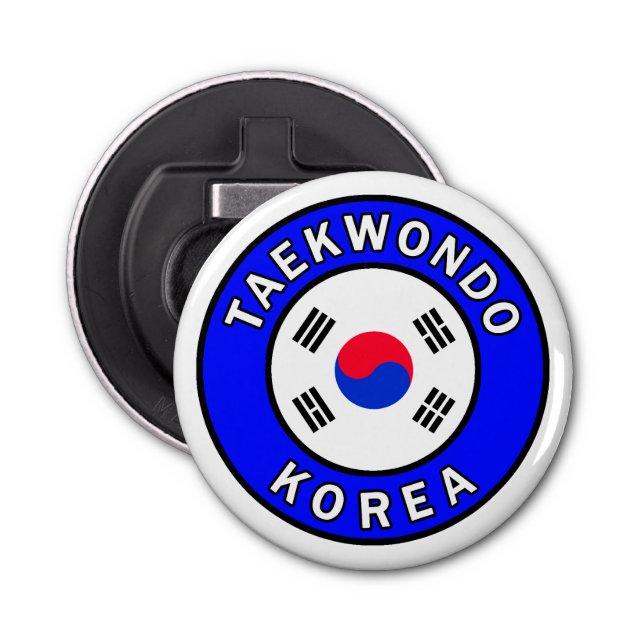 Taekwondo Korea Bottle Opener (Front)