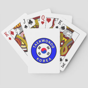Taekwondo Korea Playing Cards