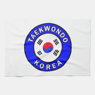 Taekwondo Korea Tea Towel