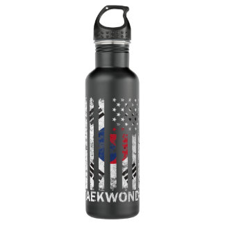Taekwondo Korean Martial Arts Training Korean Flag 710 Ml Water Bottle