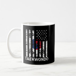 Taekwondo Korean Martial Arts Training Korean Flag Coffee Mug