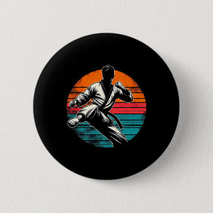 Taekwondo Korean Martial Tees Gifts For Kids Adult 6 Cm Round Badge