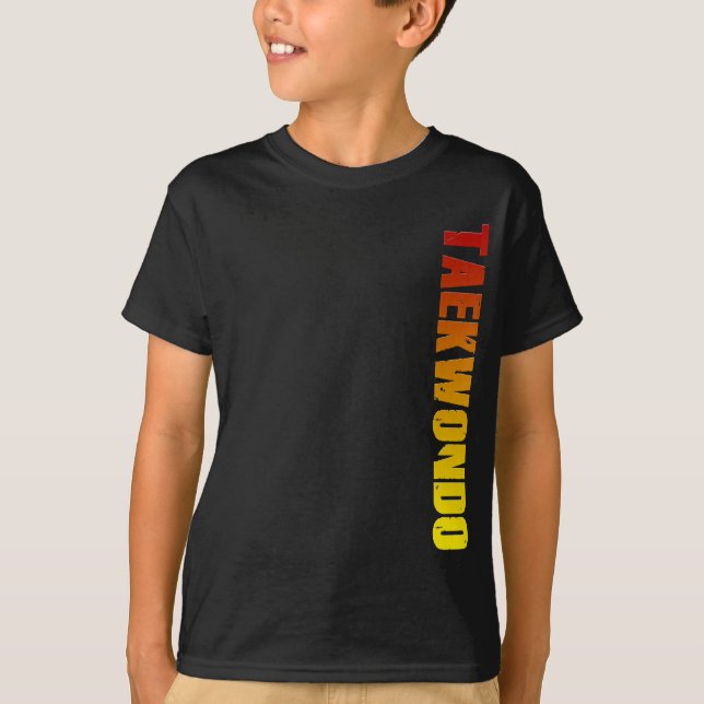 Taekwondo Lettering T-Shirt (Front)