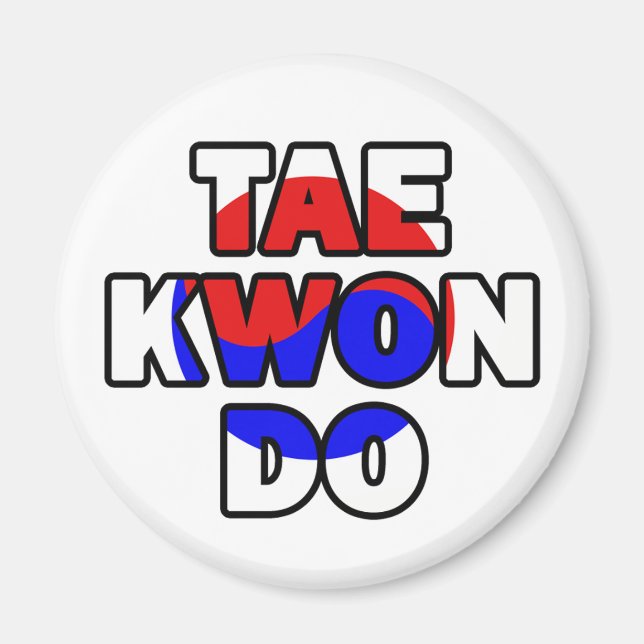 Taekwondo Magnet (Front)