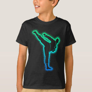 Taekwondo Martial Arts Dad Men Boys Karate T-Shirt