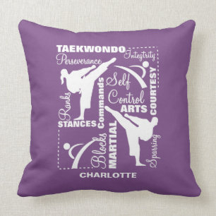 Taekwondo Martial Arts Sports Terminology Cushion
