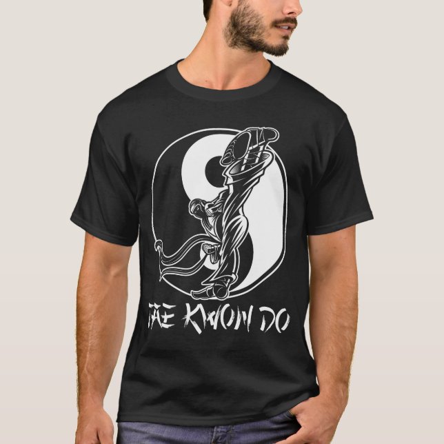 Taekwondo Martial Arts Tae kwon do Self Defense T-Shirt (Front)
