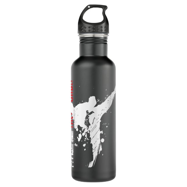 Taekwondo Martial Arts TShirt 710 Ml Water Bottle (Front)