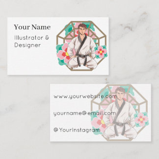 Taekwondo Meditation - The Warrior's Spirit Business Card