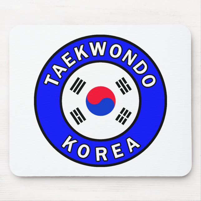 Taekwondo Mouse Mat (Front)