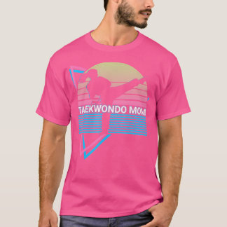 Taekwondo Mum Karate Retro T-Shirt