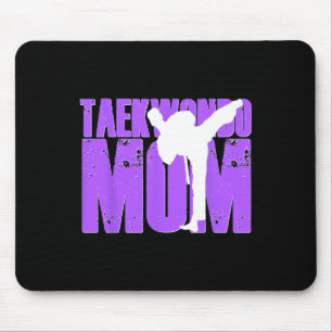 Taekwondo Mum Shirt Tae Kwon Do Martial Arts Mothe Mouse Mat