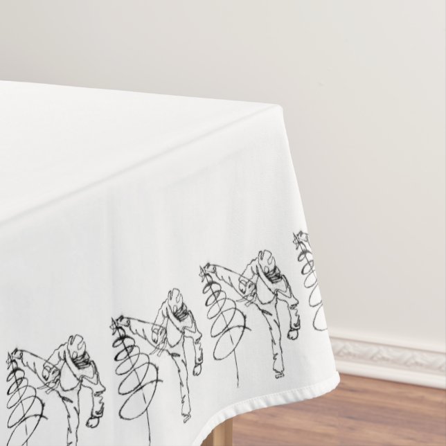 TAEKWONDO Of the Tests Tablecloth (In Situ)