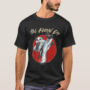 Taekwondo Panda Tkd Korean Mial Baseball T-Shirt
