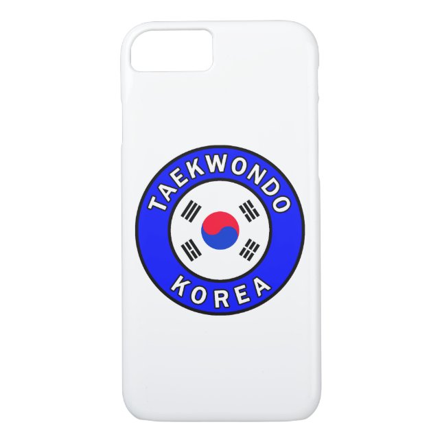 Taekwondo phone case (Back)