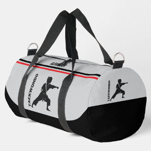 Taekwondo Player, Birthday Gift, Team Karate Duffle Bag