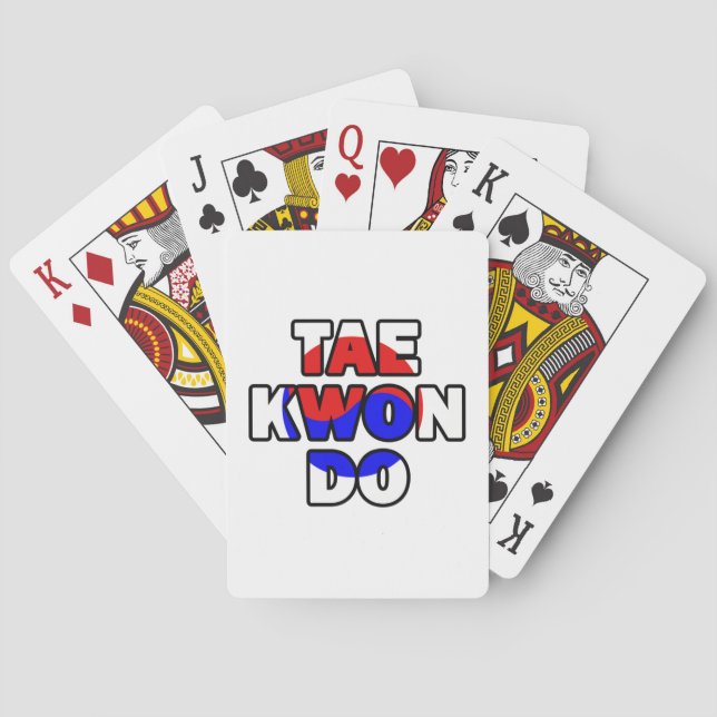 Taekwondo Playing Cards (Back)