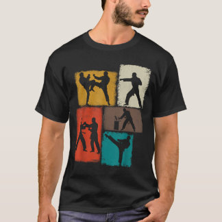 Taekwondo Practitioner Collage Men Kids Coach T-Shirt