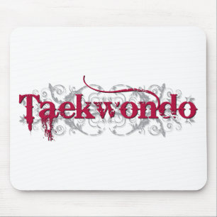 Taekwondo Red Mouse Mat
