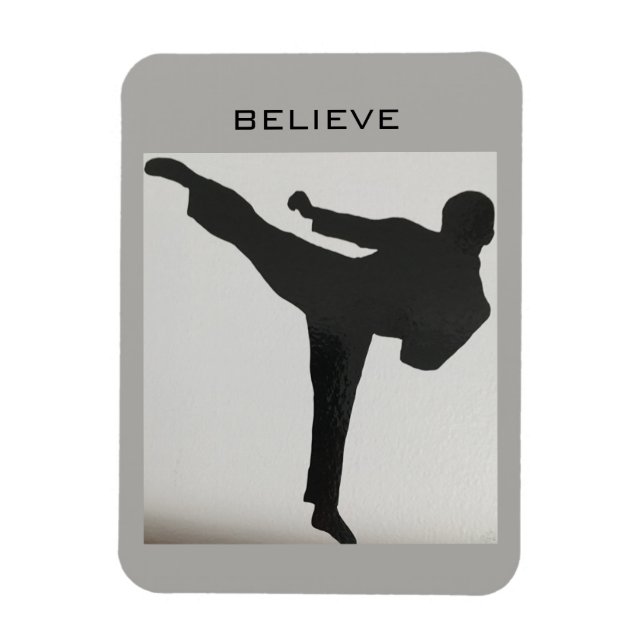 Taekwondo Refrigerator Magnet (Vertical)