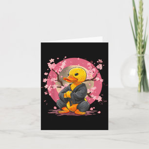 Taekwondo Rubber Duck Kickboxing Animal Jiu-Jitsu Card