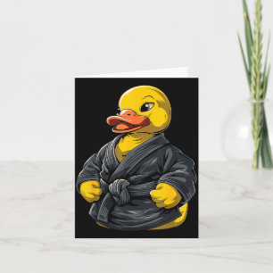 Taekwondo Rubber Duck Kickboxing Animal Jiu-Jitsu Card