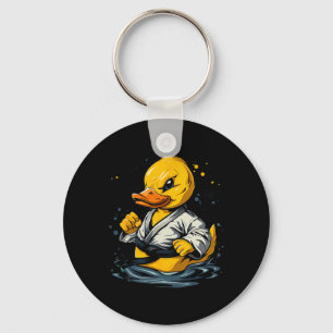 Taekwondo Rubber Duck Kickboxing Animal Jiu-jitsu Key Ring