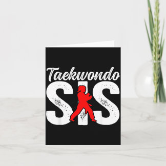 Taekwondo Sis Taekwondo Sister Taekwondo Fighter Card