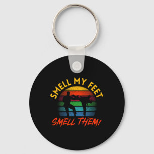 Taekwondo Smell My Feet Shirt Funny Karate For Boy Key Ring