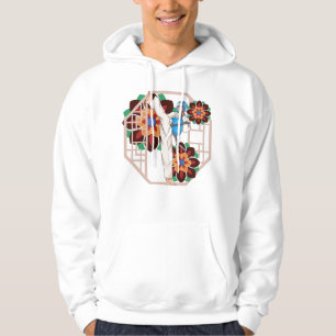 Taekwondo Sparring - Blue High Kick Hoodie