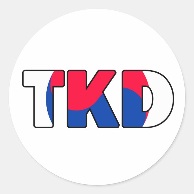 Taekwondo Sticker (Front)