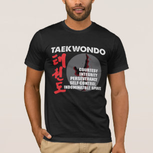 Taekwondo Tenets Martial Arts Tae kwon do T-Shirt