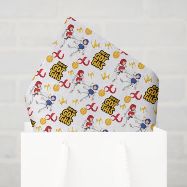 Taekwondo Tissue Paper (Boys) (Gift Bag)