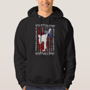 Taekwondo TKD 5 Tenets Taekwon-do Martial Arts Kic Hoodie