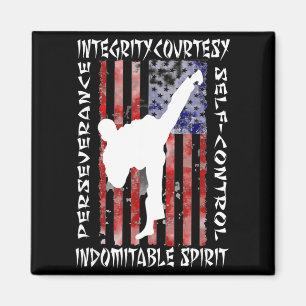 Taekwondo TKD 5 Tenets Taekwon-do Martial Arts Magnet