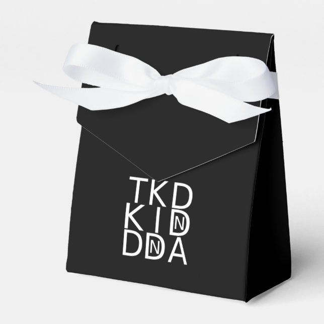 TAEKWONDO TKD KID DNA FAVOUR BOX (Front Side)