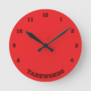 Taekwondo Wall Clock