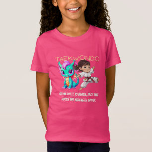 Taekwondo White to Black Belt T-Shirt