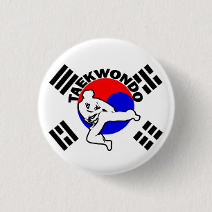 Taekwondo Wrapped Button