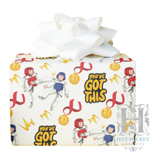 Taekwondo Wrapping Paper (Boys)