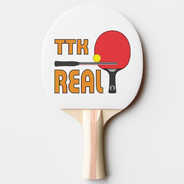 Tafeltennis bat TTK-Real Ping Pong Paddle (Back)